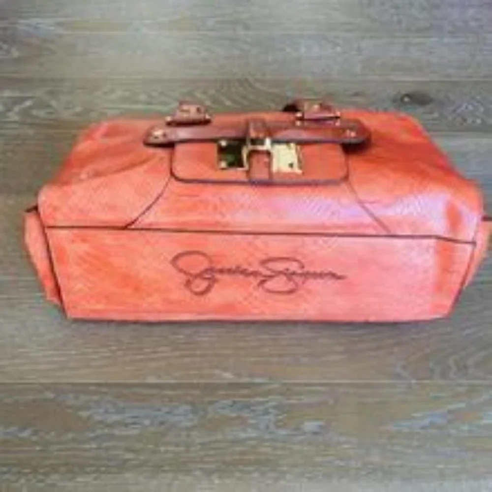 Jessica Simpson Croc Handbag | Orange